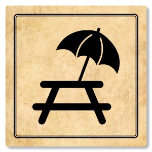 Zahrádka, 80x80mm, pergamen, Utah